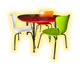 mesa infantil Jacobsen ovo, mesas infantiles, mesas infantiles diseadas, mesas infantiles con diseo, mesa infantil
