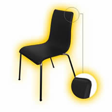 silla omi tapizada